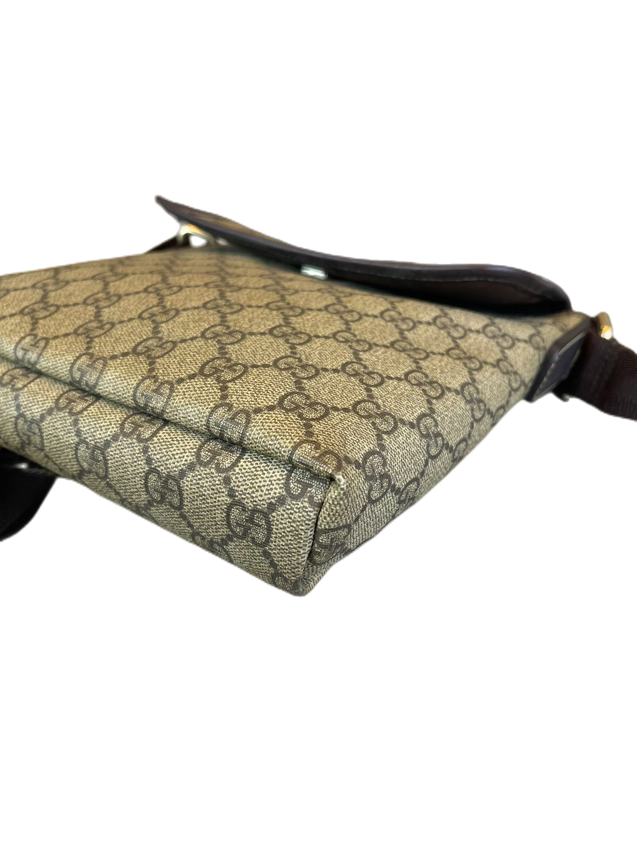 Preloved Gucci GG Logo Printed Small Messenger bag Shoulder Bag