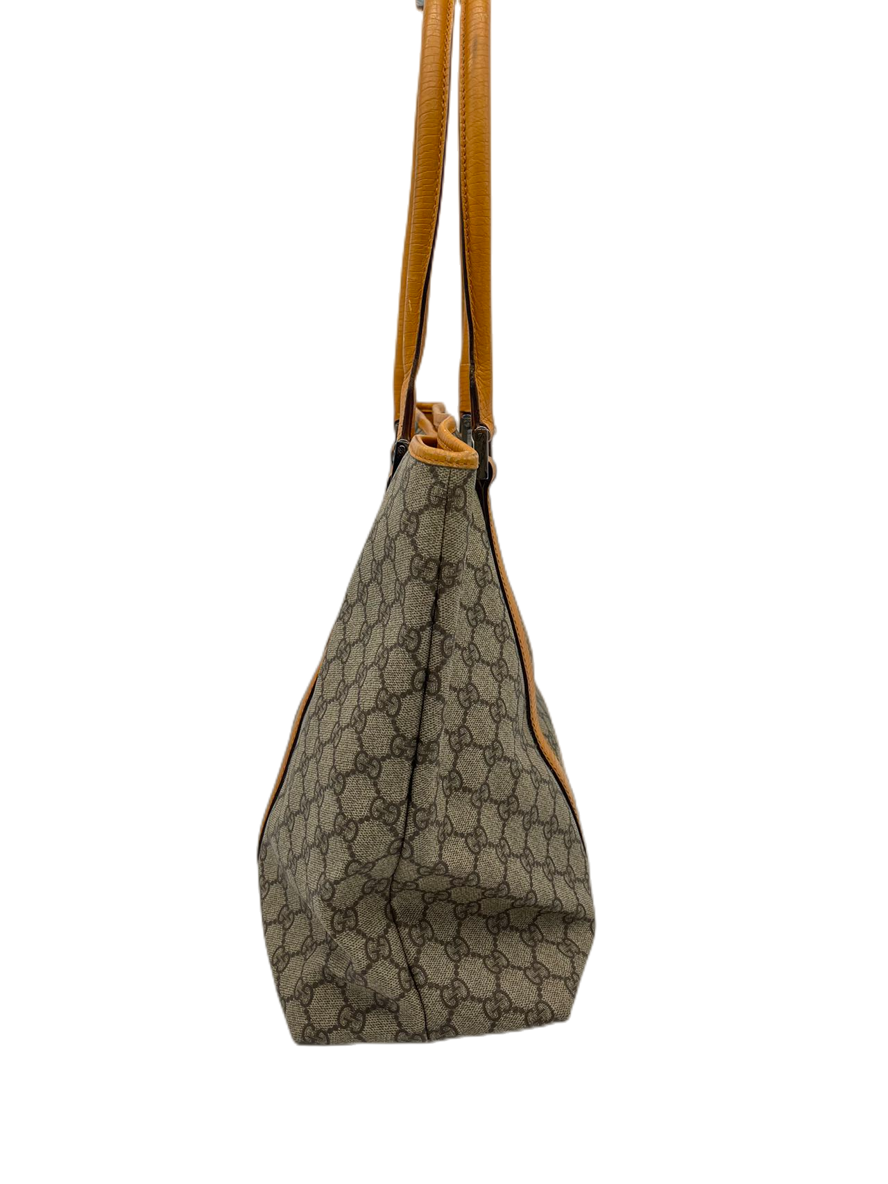 Preloved Gucci GG Logo Printed Leather Totes