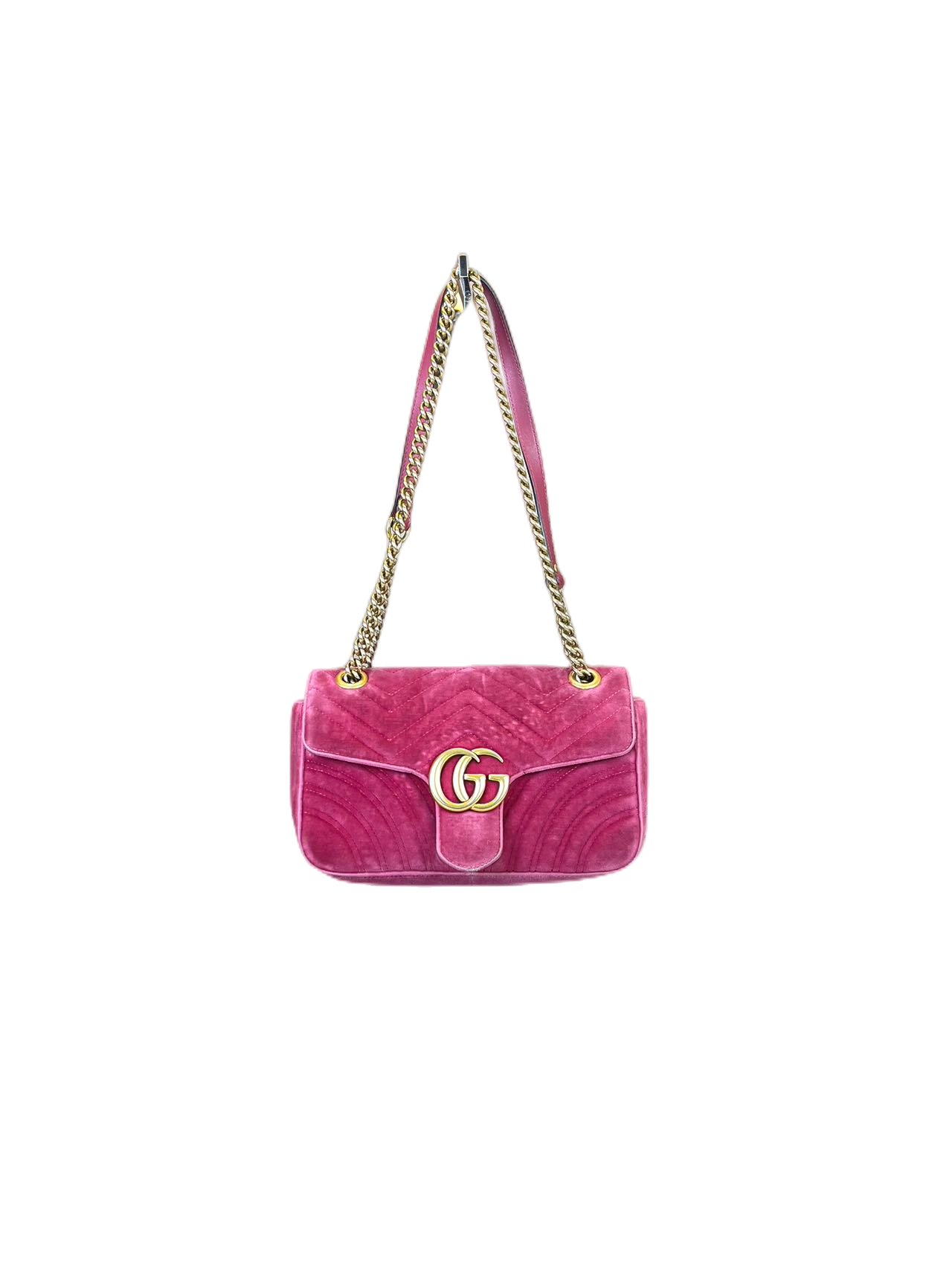 Preloved Gucci GG Logo Small Marmont Shoulder Bag