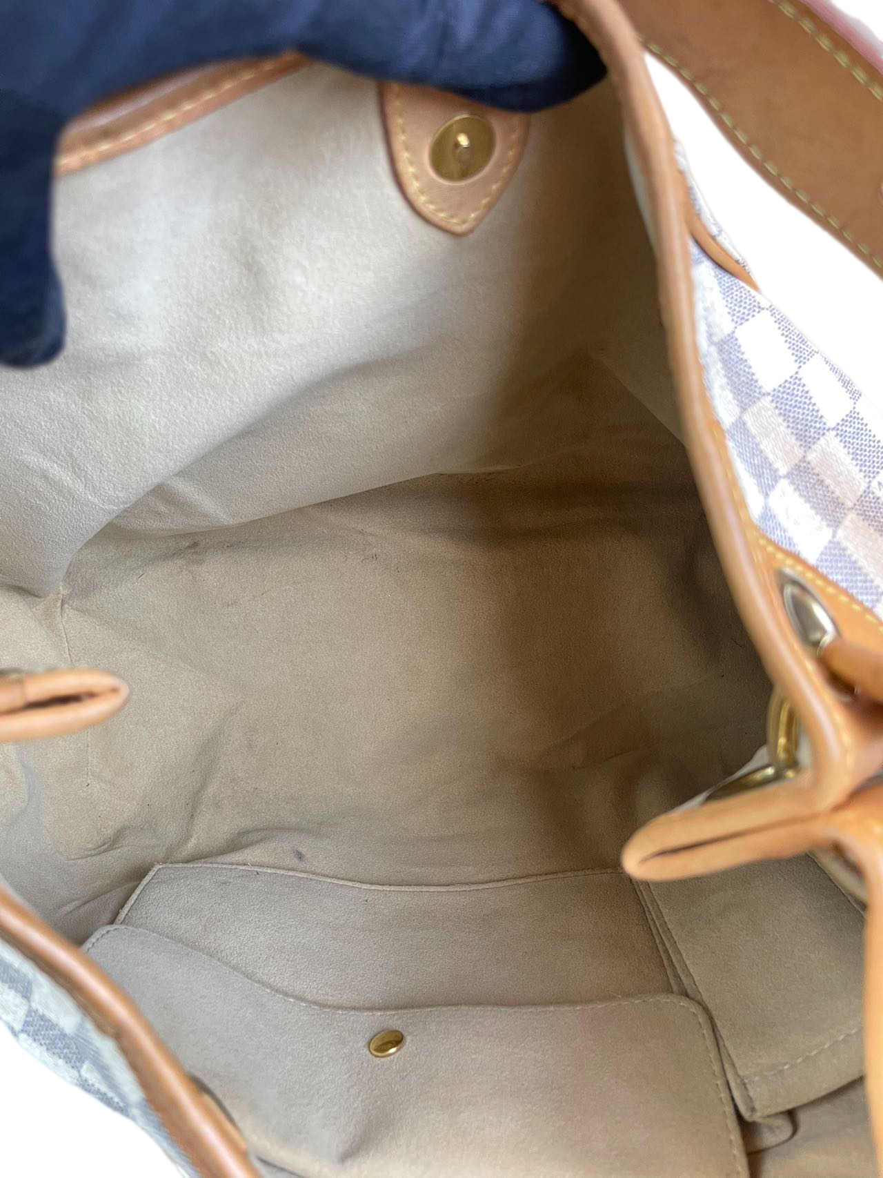 Preloved Louis Vuitton Damier Azur Galliera MM Totes