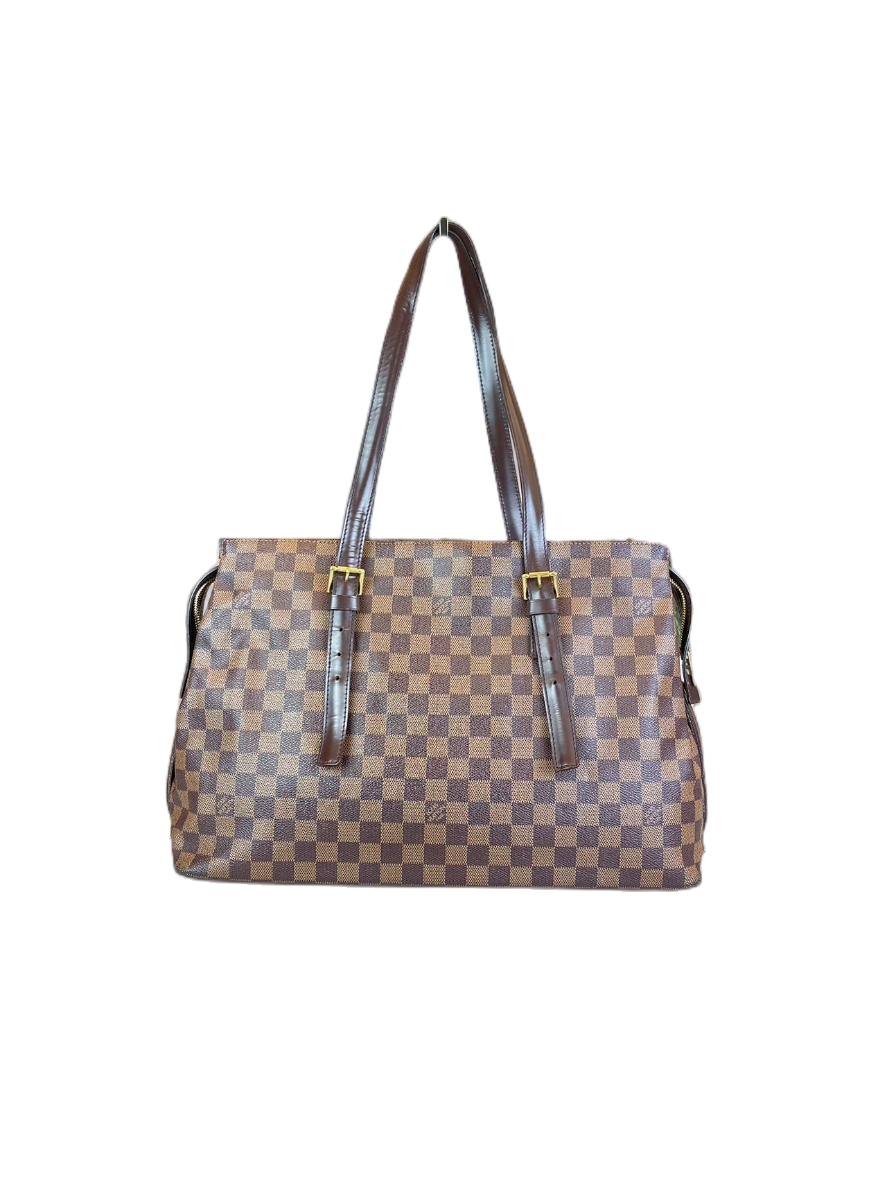 Preloved Louis Vuitton Damier Ebene Chelsea Shoulder Bag Satchel