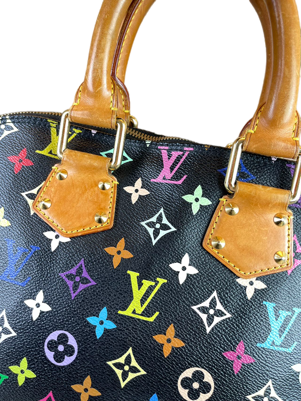 Preloved Louis Vuitton Monogram Multicolore Alma PM Satchel