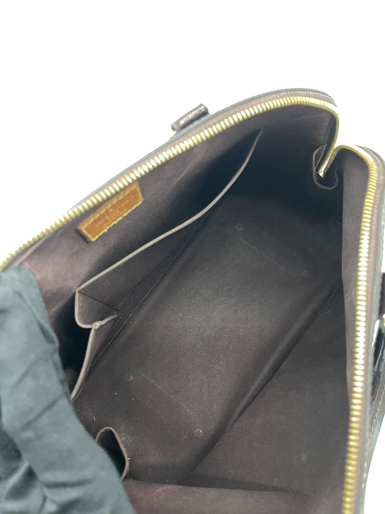 Preloved Louis Vuitton Patent Leather Alma MM Satchel