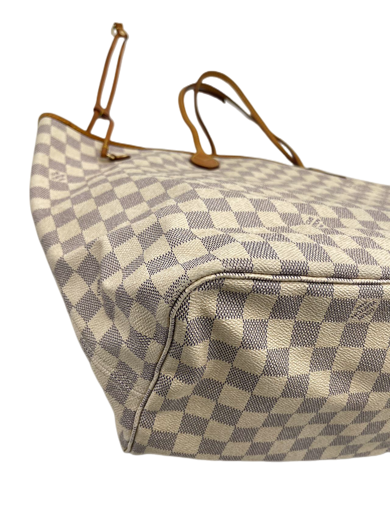 Preloved Louis Vuitton Damier Azur NeverFull GM Totes Shoulder Bag