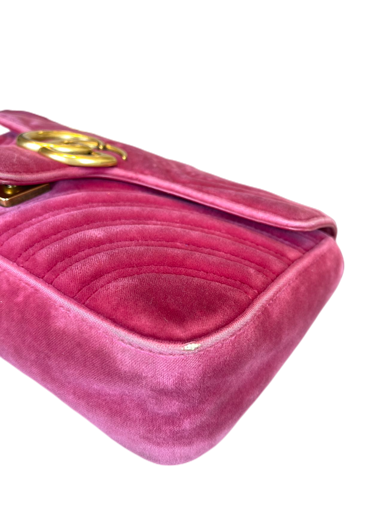 Preloved Gucci GG Logo Small Marmont Shoulder Bag