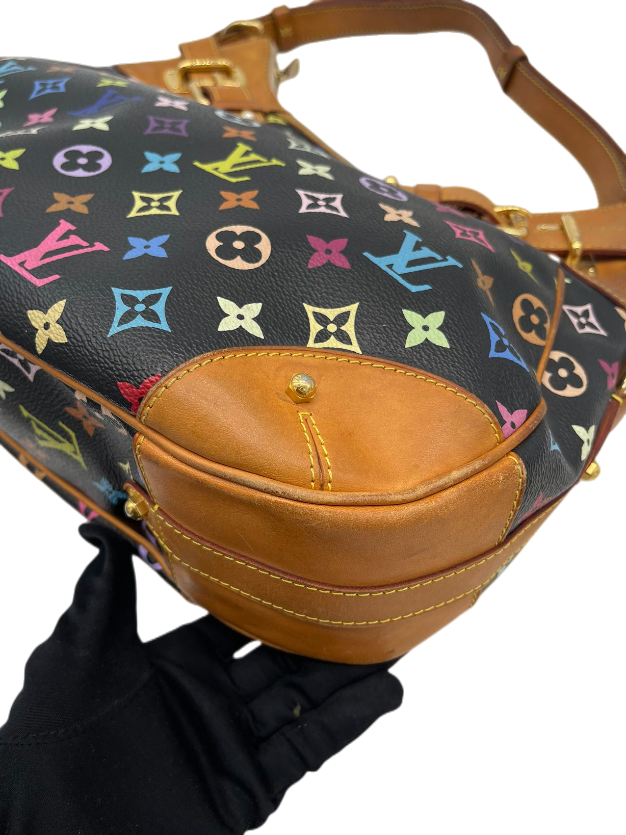 Preloved Louis Vuitton Multicolor Greta Totes Shoulder Bag