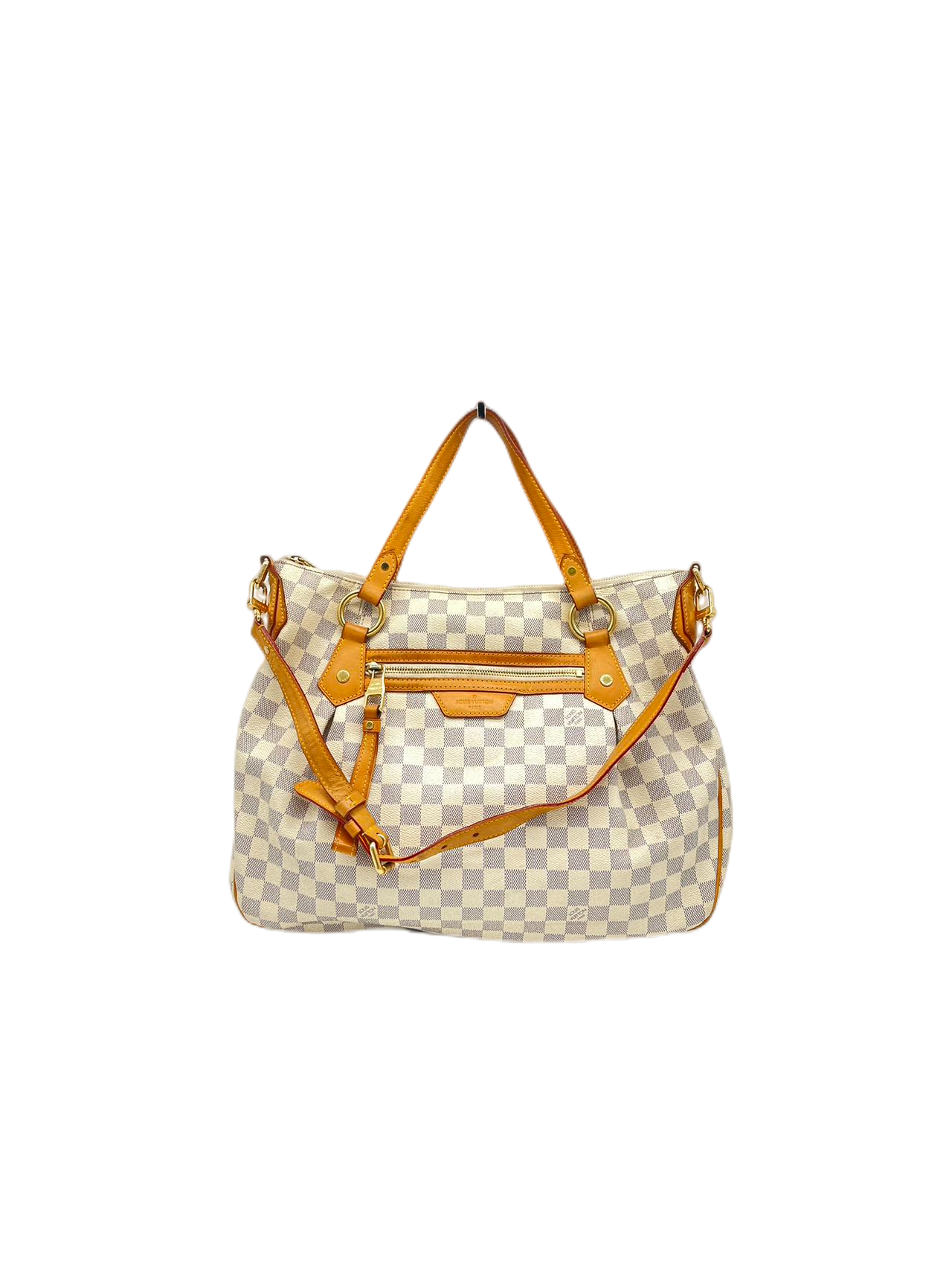Preloved Louis Vuitton Damier Azur Evora Shoulder Bag
