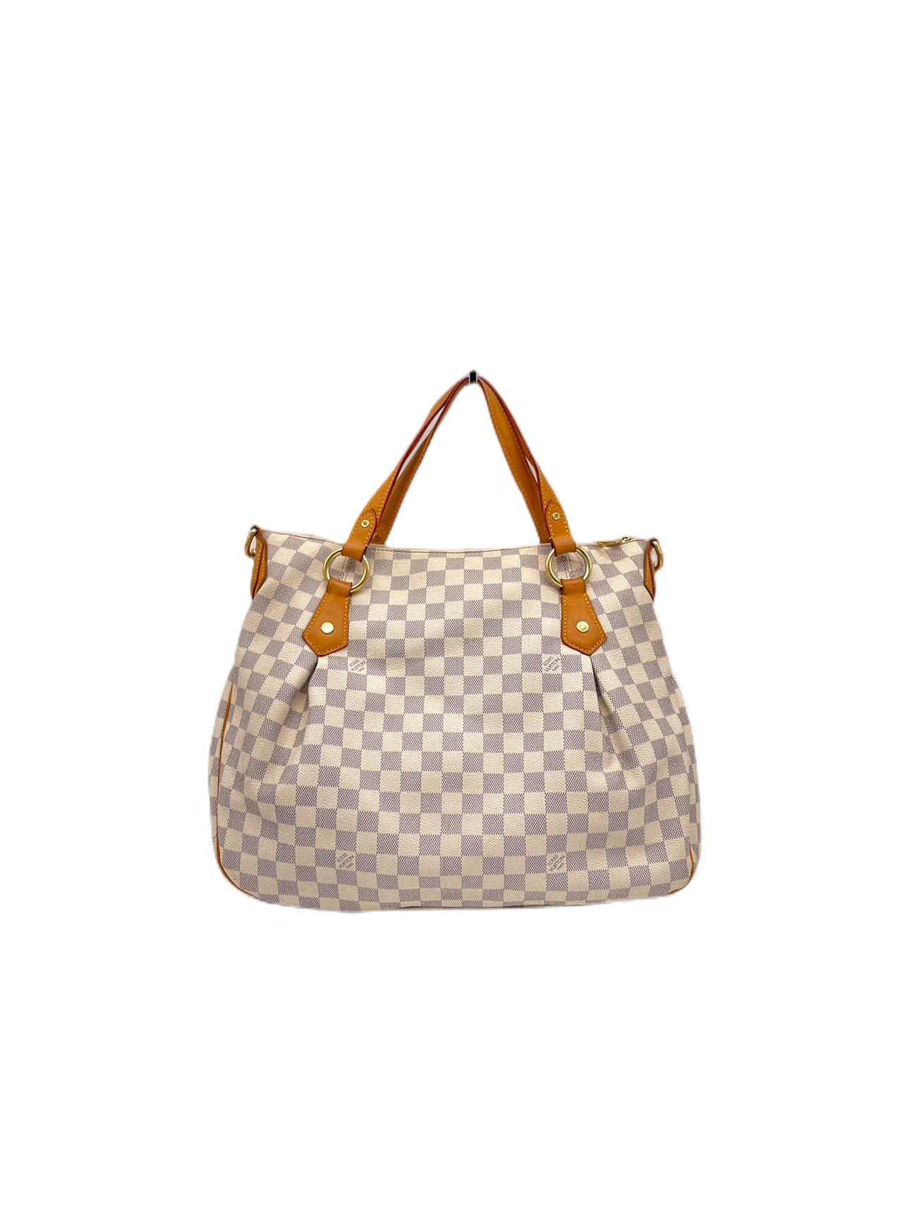 Preloved Louis Vuitton Damier Azur Evora Shoulder Bag